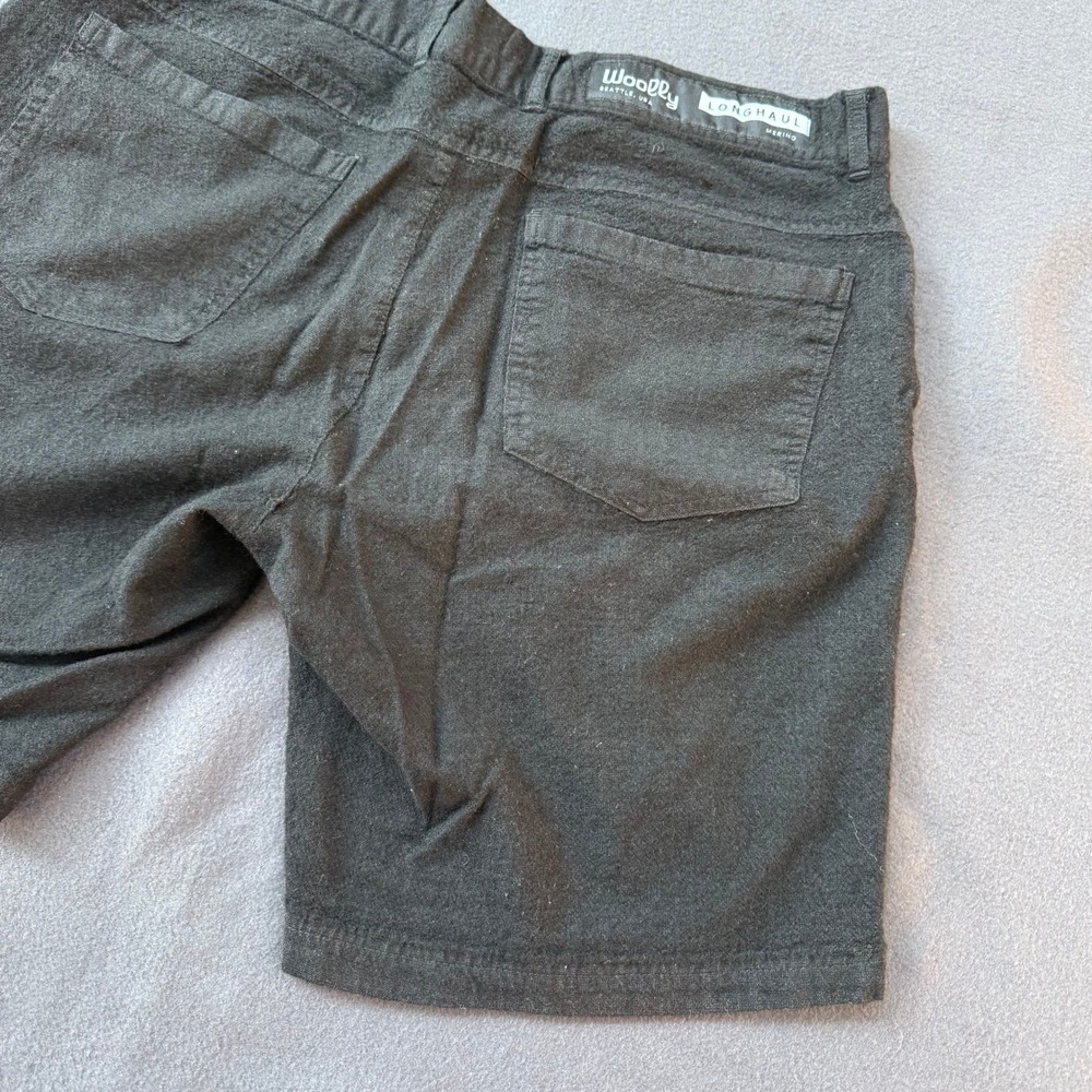 Woolly Clothing Co Longhaul Merino
Wool Shorts Mens 36 Black - Picture 7 of 8